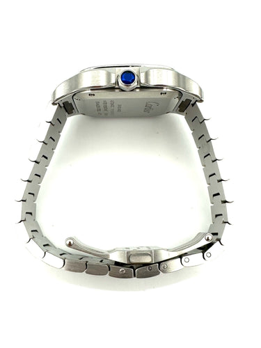 Montre CARTIER. Montre "Santos", acier, mouvement automatique (réf.4075) 58 Facettes