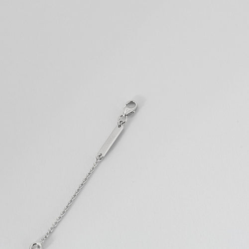 Bracelet Bracelet 5 diamants en or blanc 18K 58 Facettes