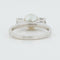 Bague 52 BAGUE EN OR BLANC 18 CARATS 58 Facettes REF 1051/17