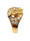Bague 55 DINH VAN. Collection "Menottes", bague or rose et diamants (moyen modèle) 58 Facettes