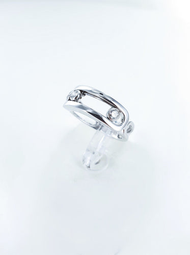 Bague Bague MESSIKA "Move Classique" 3 diamants 58 Facettes