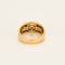Bague 53 Bague bandeau en or jaune et diamants 58 Facettes HAV0939