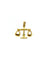 Pendentif Pendentif Justice Balance or jaune diamant 58 Facettes