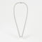 Collier Collier or blanc perle diamants 58 Facettes LP912