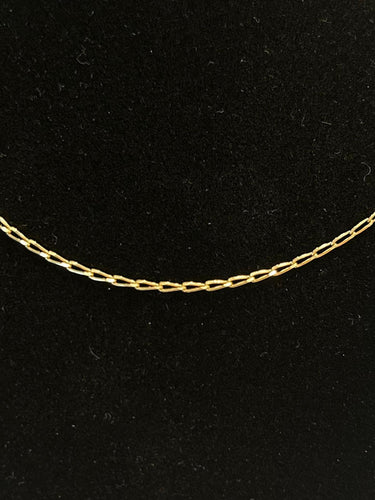 Collier Chaine maille cheval or jaune 58 Facettes LP662