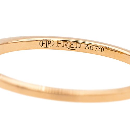 Bague 51 Fred Bague Force 10 Or rose Diamant 58 Facettes 3946315RV