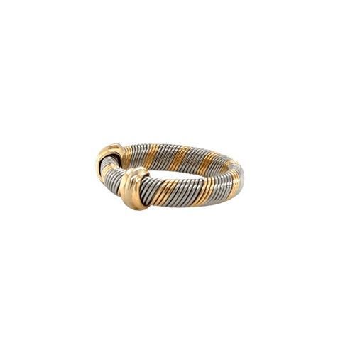 Bague 47 Cartier - Bague Motif trinity Acier et or 58 Facettes 1.0000024/1