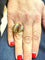 Bague 53 Bague en or jaune 18 carats sertie de rubis et diamants , taille 53 ajustable 58 Facettes