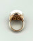 Bague 60 CHIMENTO. Bague en or rose, agate blanche et diamants 58 Facettes