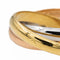 Bague 47 Cartier Bague Trinity Or jaune, Or blanc, Or rose 58 Facettes 2569523CN