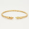 Bracelet Bracelet 3 ors têtes de serpent 58 Facettes LP394-395