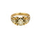 Bague Solitaire en or jaune, or blanc et diamant