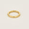 Bague 55,5 Anneau bombé en or jaune 58 Facettes ROM1444