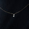 Collier COLLIER OR ROSE 2 DIAMANTS 0,15ct 58 Facettes M8927