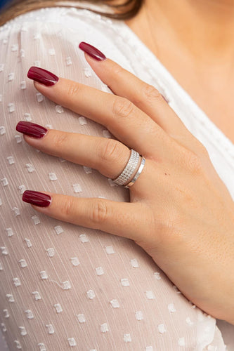 Bague 53 Repossi Bague Berbère Or blanc Diamant 58 Facettes 2559176CN