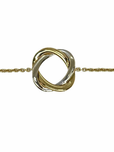 Bracelet Bracelet Poiray Tresse or et diamants 58 Facettes 1075