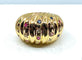 Bague Bague en or jaune 18 carats et pierres précieuses 58 Facettes AB327