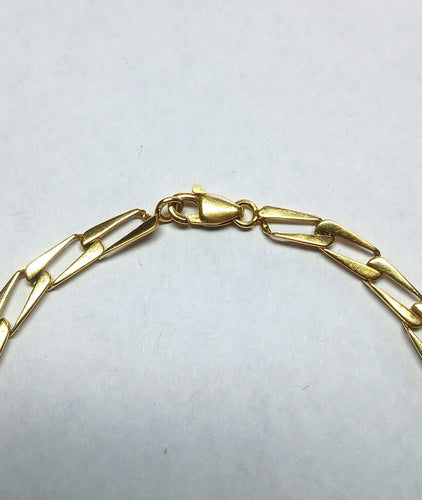 Bracelet Bracelet en or jaune 18 carats, maille cheval 58 Facettes 507/1