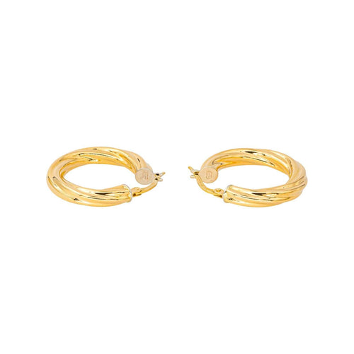 Boucles d'oreilles Boucles d'oreilles Créoles  Or jaune 58 Facettes 4455408CN