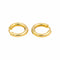 Boucles d'oreilles Boucles d'oreilles Créoles  Or jaune 58 Facettes 4815850CN