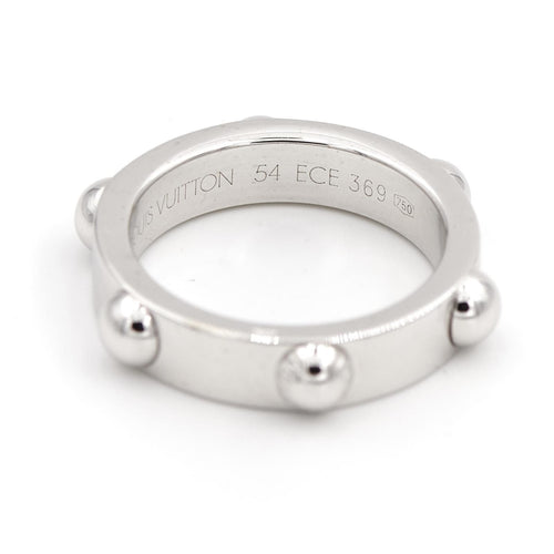 54 Louis Vuitton Bague  Or blanc 58 Facettes 1639540CN