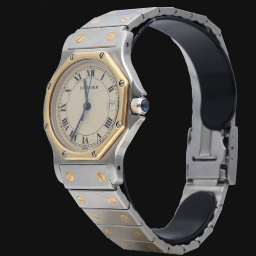 Montre Cartier Montre Santos Ronde Octagon 58 Facettes MT42987