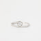 Bague 52 SOLITAIRE DIAMANT OR GRIS 18K 58 Facettes