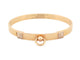 Collier bracelet HERMES collier de chien medor pm en or rose 18k 25gr 48 diamants 0.24ct 58 Facettes 266229