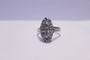 Bague 55 Bague or blanc Diamants 58 Facettes