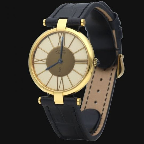 Montre Cartier Montre Must De Cartier Vermeil 58 Facettes MT41209