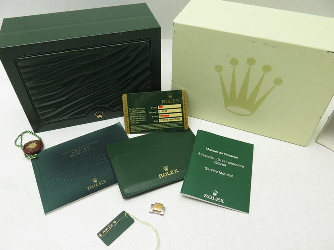 Montre montre ROLEX datejust ii wimbledon 116333 en or 18k acier 41mm automatique 58 Facettes 266380