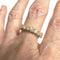 Bague SORTIJA CINTILLO CONTEMPORÁNEO de ORO 18 kts con DIAMANTES 58 Facettes Q120B