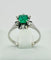Bague Bague Art Déco Émeraude et Diamant 58 Facettes 50116