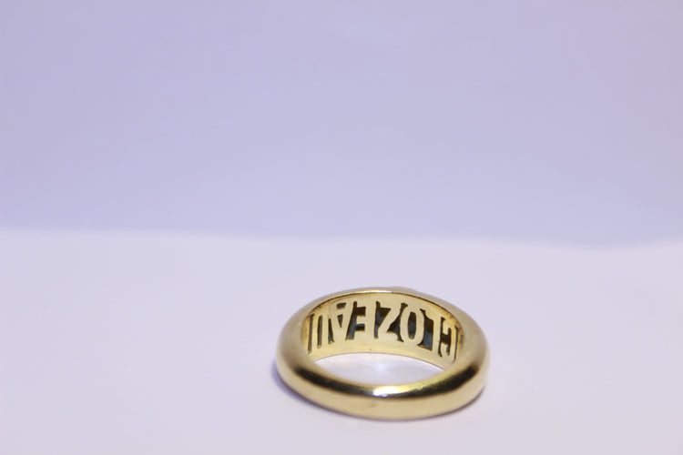 Bague Bague signée CLOZEAU Saphir cabochon 58 Facettes