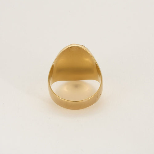 Bague 63 Chevalière en or jaune 58 Facettes ARR20042