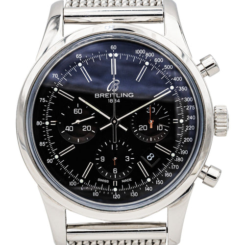 Montre Breitling Montre TransOcean chronograph Acier 58 Facettes 3796710RV