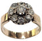 Bague 49 Bague grappe espagnole, XIXe siècle, or jaune, diamant taille ancienne 58 Facettes Q405B