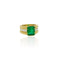 Bague émeraude et diamant de Zambie de 6,65 carats