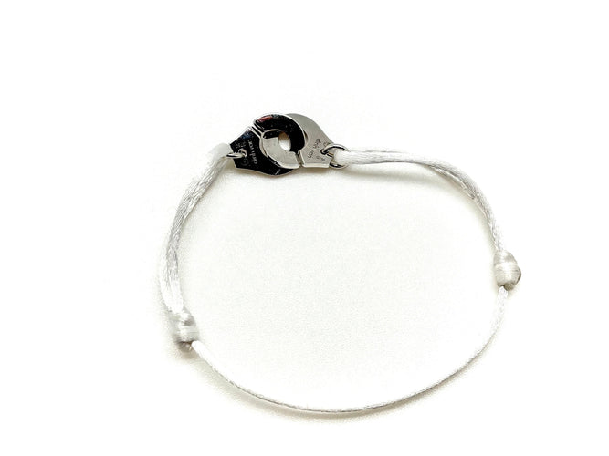 Bracelet DINH VAN - Bracelet menottes or blanc diamants 58 Facettes M8912