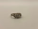 Bague 52 Bague ancienne Art Déco en platine et diamants 58 Facettes