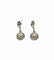 Boucles d'oreilles Boucles d’oreilles or blanc perles et diamants 58 Facettes