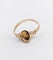 Bague 52.5 Bague art nouveau or rose fleur, saphir et diamants 58 Facettes A05529