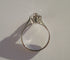 Bague 53 Bague pompadour grenat or blanc 58 Facettes