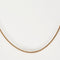Collier Chaine or rose maille palmier 58 Facettes LP310/8