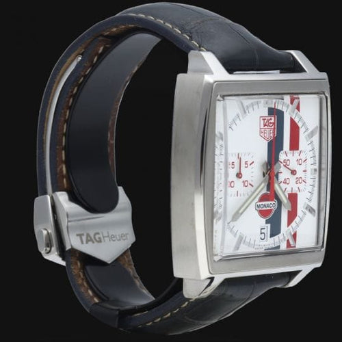 Montre Tag Heuer Montre Monaco Chronograph Gulf Edition Limitee 58 Facettes MT41136
