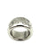 Bague 55 POMELLATO. Collection "Iconica", bague or blanc et diamants 58 Facettes