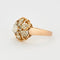 Bague 56 Bague motif floral sertie de diamants 58 Facettes 127207160538