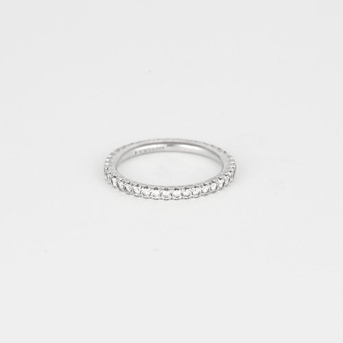 Bague 53 MESSIKA - Alliance GATSBY or blanc diamants 58 Facettes M8721