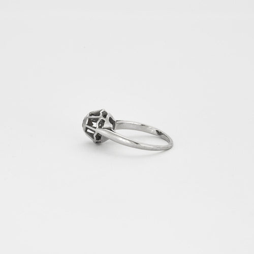Bague 53 Bague Solitaire coupole diamant 0.40ct 58 Facettes LP40/10
