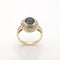 Bague 56 Bague pompadour saphir et diamants 58 Facettes